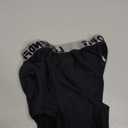 Youth Boys Football Baseball Compression Shorts w/Cup Protector Athletic Sliding Underwear Lacrosse Cricket (Medium, Black)