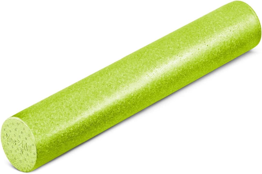Yes4All High-Density EPP Round Back Roller Foam, Exercise Foam Roller for Yoga, Pilates & Stretching - 12, 18, 24, 36 inch (Lime)