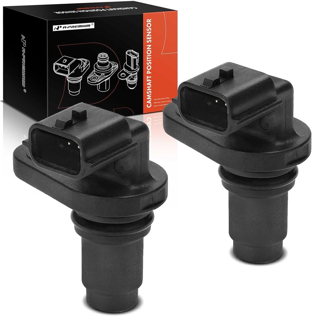 A-Premium 2-PC Engine Camshaft Position Sensor Compatible with Nissan Altima, Rogue, Rogue Select, Sentra, Murano, Pathfinder, Maxima, Quest & Infiniti QX60, Q50, G25, G35, M35, M35h, Q70, JX35, FX35
