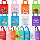 Ferraycle 24 Pcs Science Party Favor Bags Party Decorations for Lab Week 2026 Laboratory Supplies Books, Stationery Goodie Gift Treat Bag(Blue,Science Style)