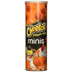 Cheetos Flamin' Hot Minis Take-Home Canister Straight Pack (6 Count) (BBD 04/08/25)