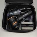 Handheld Vacuum Cordless, Car Vacuum Cleaner with Brushless Motor, Strong Suction Vacuum & Compressed Air Dusters with LED Light, Wireless Mini Portable Hand Vacuum Blower for Home, Pet (Black)