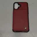 Vinich for iPhone 16 Plus Wallet Case with Card Holder, RFID Blocking Credit Slots Kickstand Shockproof Phone Cover Fit for iPhone 16 Plus 6.7" Burgundy