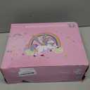 GirlsHome Dance Mat - Unicorn Toys for Girls Rhythm Step Play mat, Electronic Dance Pad with 5 Game Modes, Built-in Music, Touch Sensitive Light Up LED, 2026 New CPF Birthday Gift for Girls 3-12