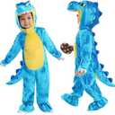 Spooktacular Creations Halloween Dinosaur Costume Kids, T.rex Costume Outfit with Egg for Toddler Child Dress Up Party, 18-24M