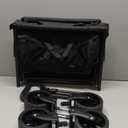 InBrave Extra Long Collapsible Wagon Cart, 480LBS Heavy Duty Utility Wagons with AllTerrain Wheels, Foldable Grocery Carts for Gardening, Shopping, Beach, Camping, Black, Ebony 34.3"D x 17.8"W x 30.3"H