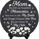 Memorial Gifts for Loss of Mom, Sympathy Gifts for Loss of Mother, Memorial Garden Stones for Mom, Garden Stone Memory Mother on Christmas