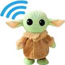 Talking Baby Yoda 7.8 Inch Walking, Talking, Interactive Plush Toy for Kids, Boys, Girls
