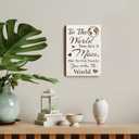 Wooden Box Sign Home Rustic Farmhouse Engrave Wood Block Plaque Office Desk Decor Sign for Shelf 5.9 x 9.0 Inches