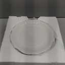 SOUJOY Set of 6 Salad Plate, 8 Inch Porcelain Dessert Serving Plates, Embossed Printing Small Dinner Dish for Pancakes, Steak, Microwave, Dishwasher Safe