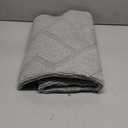 hicorfe Front Door Mat Outside Entrance,32"x40" Absorbent Muddy Dirt Resist Welcome Door Mats Outdoor Indoor, Stain and Fade Resistant, Non Slip Backing Entry Mat Doormat for Entryway(Light Grey)