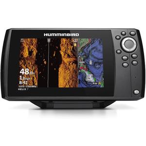 Humminbird Helix 7 G4 GPS Fish Finder with Transducer, MEGA Side Imaging