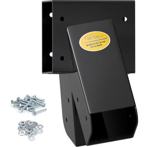 BETOOLL A-Frame 1pcs Bracket Swing Set Bracket for Heavy Duty Swing Set Includes Mounting Hardware, Ideal for Indoor and Outdoor Playgrounds (1 Bracket-Black)