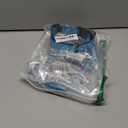 Reflective Dog Collar Padded with Soft Neoprene Breathable Adjustable Nylon Dog Collars for Small Medium Large Dogs (Medium (Pack of 1), Vivid Blue Collar+Leash)