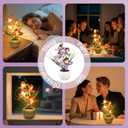 WSYEAR Orchid Lamp-Artificial Flower Night Light, Orchid Flower with Vase Lamp, LED Table Lamp Decorative Landscape Lights for Festival Party Home Decor