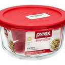 Pyrex Simply Store 4-Cup Round Glass Food Storage Dish (1075428)