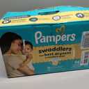 Pampers Swaddlers Diapers, Size 1 (8-14 lbs), 96 Count, Absorbent, Keeps Baby Dry and Comfortable, Skin Safe Disposable Baby Diaper