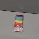 3 x Colorful Hair Ties No Damage, Organic Ponytail Holders Hair Accessories for Women & Men, 4mm Hair Elastics Fits All Hair Types (32 Count) (Multicolor)