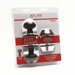 Atlas Classic Entry Locking Door Knob and Deadbolt Combo Kit, Oil Rubbed 