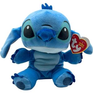 TY Beanie Baby Stitch - (Soft Body) -6", Blue