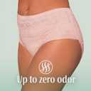 Depend Fresh Protection Adult Diapers, Incontinence Underwear for Women, Disposable, Maximum, Medium, Blush, 30 Count