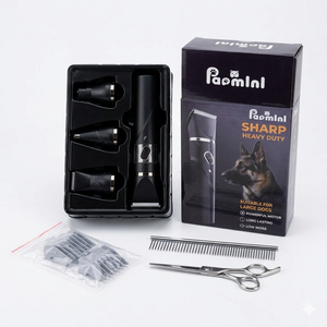 Pop Mini Premium Dog Clippers for Grooming, High-Performance 2-Speed Corded Shears, Quiet and Reliable Grooming Kit for Dogs and Cats