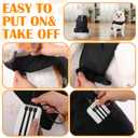 Dog Heated Warm Coat Jacket Pet Winter Black Vest Graphene Heat Lining Coat for Dogs Pet Outdoor Supplies(Not Included Batteries)(X-Large)