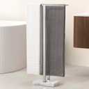 KES Standing Towel Rack Taller Version, 37" H (Equal Height) Bathroom Towel Rack Stand with Marble Base, Free Standing Towel Holder Stand, SUS304 Stainless Steel Brushed Finish, BTH229-2