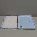 DTTO Shockproof Case for iPad mini 7 (A17 Pro) 2024 / iPad mini 6 2021 8.3 Inch, Dual Layer Full Body Tough Rugged Stand Cover Case, Built-in Screen Protector and Pencil Holder, Ice Blue