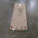 Full Length Arched Mirror, 59"x20" with Wooden Thin Frame - Standing, Hanging, or Leaning - Bedroom, Floor, Dressing Mirror