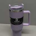 Vessel Stainless Steel Insulated Tumbler with a handle, in a Lavender Color