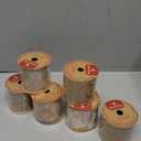 HUIHUANG Gold Wired Christmas Ribbon Gold and White Glitter Ribbon for Christmas Tree Decorations, Gift Wrapping, Wreaths, Garlands, Tree Bows, Home Decor -36 Yards Total