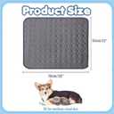 Summer Dog Cooling Mat,2025 Ice Silk Self Cooling Pad for Dogs Cats,Washable & Portable Cooling Dog Bed Indoor Outdoor(Grey,28''x22'')