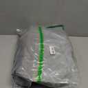 Portable Toy Storage Basket & Play Mat with Pocket Label - 9.3 Gallon Toy Organizer - Leather Handles, 60" Playmat - Toy Bag for Boys & Girls, Playroom, Grey