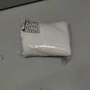 ZeeMart Linen Textured Border Table Runner, 14 x 90 Inch White, Farmhouse Style White Table Runners 90 Inches Long, Easy Care Everyday Polyester Table Runner