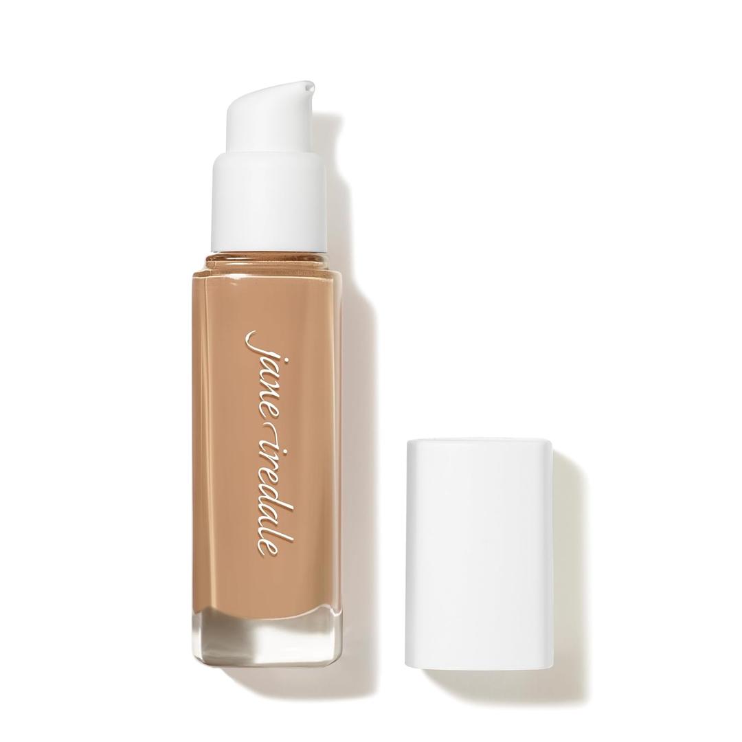 jane iredale Skintuition SPF 30 Radiance-Boosting Liquid Foundation, Perfects and Protects Skin, Medium Coverage, Natural Finish, Vegan, Cruelty-Free (36 Light Medium)