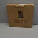 XXL 19.7"H Adjustable Foldable Portable Camping Toilet, Luggable Loo with Lid, Strap,Toilet Bag for Camping, Hiking, Travel and Car (Black)