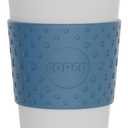 Copco Acadia 16 oz Travel Mug - Insulated Reusable Coffee Tumbler with Double-Walled Plastic, Leak-Proof Lid, BPA-Free - Portable Mug for Hot & Cold Drinks, Cup Holder Friendly (Blue)