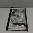 Toplife Pot Lids Organizer Rack for Cabinet and Countertop, 7+ Pan Lids and Bakeware Organizer Rack Holder with 7 Adjustable Compartments - Black