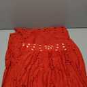 FLAXMAKER Women's Petal  Skirt, ( Red, S)
