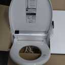 Bio Bidet BB2000 Bliss Electric Bidet Toilet Seat, Warm Water with Air Dryer, Heated Seat with Sensor and Slow Close Lid, Night Light, Remote Control, Elongated, White