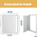 Thicken 1mm 20 x 24 Access Panel for Drywall,Attic Door, Ceiling Access Panel for Drywall,20x24 Metal Access Panels are Thickened to 1mm to Solve The Problem of Fragile Panels(Screwdriver Latch)