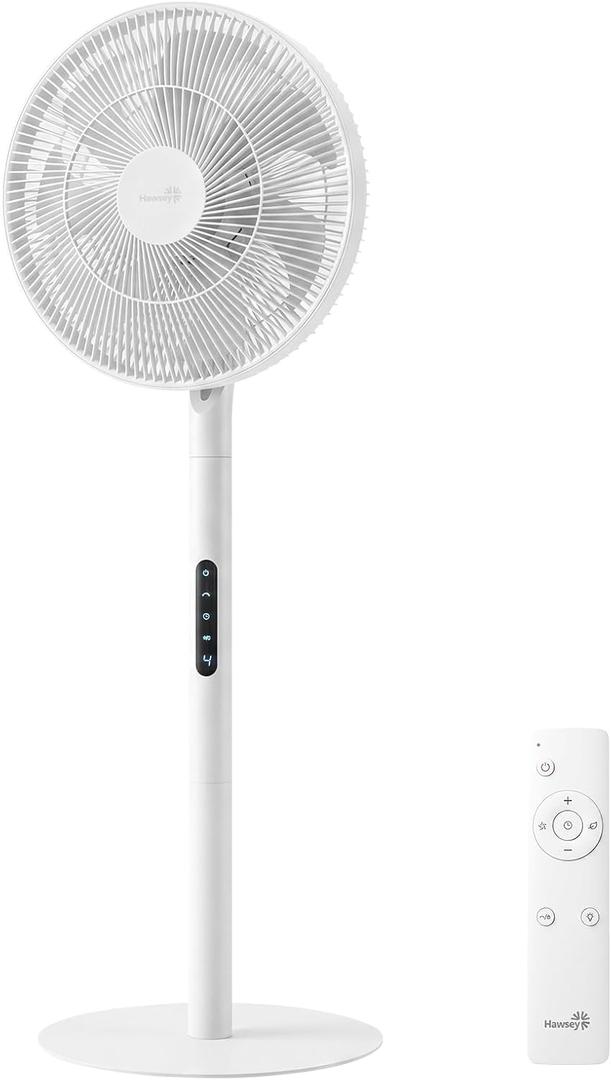 SAnmay Pedestal Fan,Ultra Slim Floor Fan 2-in-1 Detachable Portable Desk Fan, USB-C Powered & Power Bank Compatible, Quiet Air Circulator for Outdoor, RV, Camping and Home