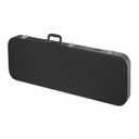 VEVOR Electric Guitar Hard Case, 43.11 in Rectangular Guitar Hard Case, With Lock Latch Keys Handle, PVC Padding Soft Lining Water-Resistant Hard Shell Guitar Cases, for 39 in Electric Guitars, Black