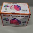 Electric Balloon Pump, Portable 2 Modes Balloon Blower Machine with 14 Balloon Arch Kits, Air Pump for Balloon, Balloon Inflator for Party Decoration (Rose red)