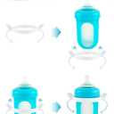Baby Bottle Handles for Boon Bottles, Ergonomic Bottles Holder for Newborn, 3 Count