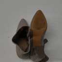 Amazon Essentials Women's Fitted Stretch Heel Boot (11.5 Wide, Dove Grey Microsuede)