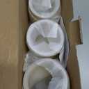 GenSwin Flickering Flameless Candles Battery Operated with 6 Hours Timer, Real Wax Led Pillar Candles Deer Decal Warm Light, Pack of 3 Christmas Home Decor