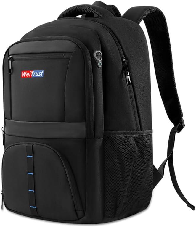 Travel Laptop Backpack, 40L Water-Resistant & Durable Business Backpack, Airline-Approved for Carry-On, Fits 17.3-inch Laptops, Suitable for School & Daily Commute