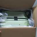 mixi 20 Inch Carry On Luggage PC Hardside Suitcases with Wheels & TSA for Travel Woman Men, Avocado Green